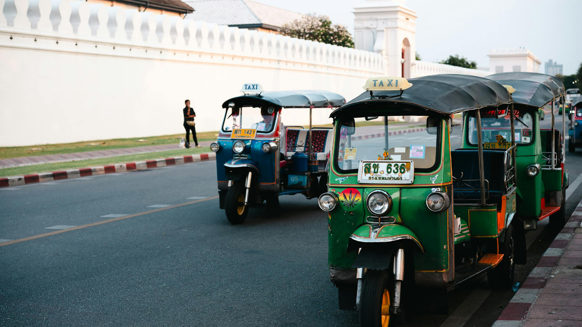 Des tuk-tuk à Delhi