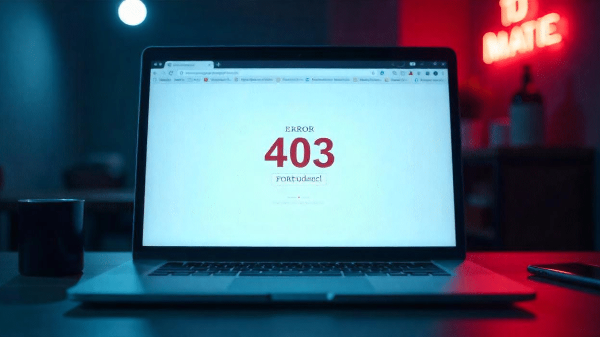 Erreur 403 sur le web, que se cache-t-il derrière ce blocage