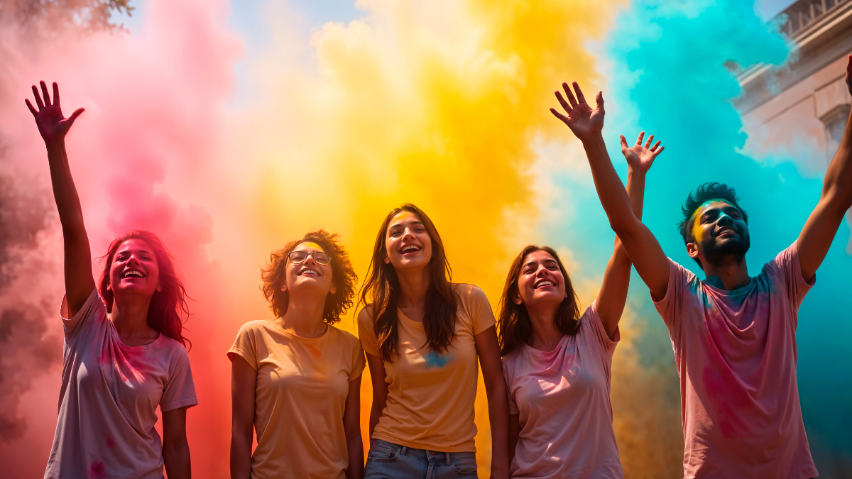 holi, la fête où chaque visage se transforme