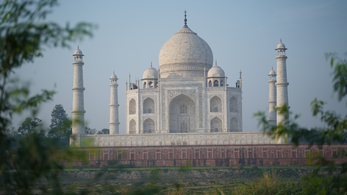 Le Taj Mahal à l’aube