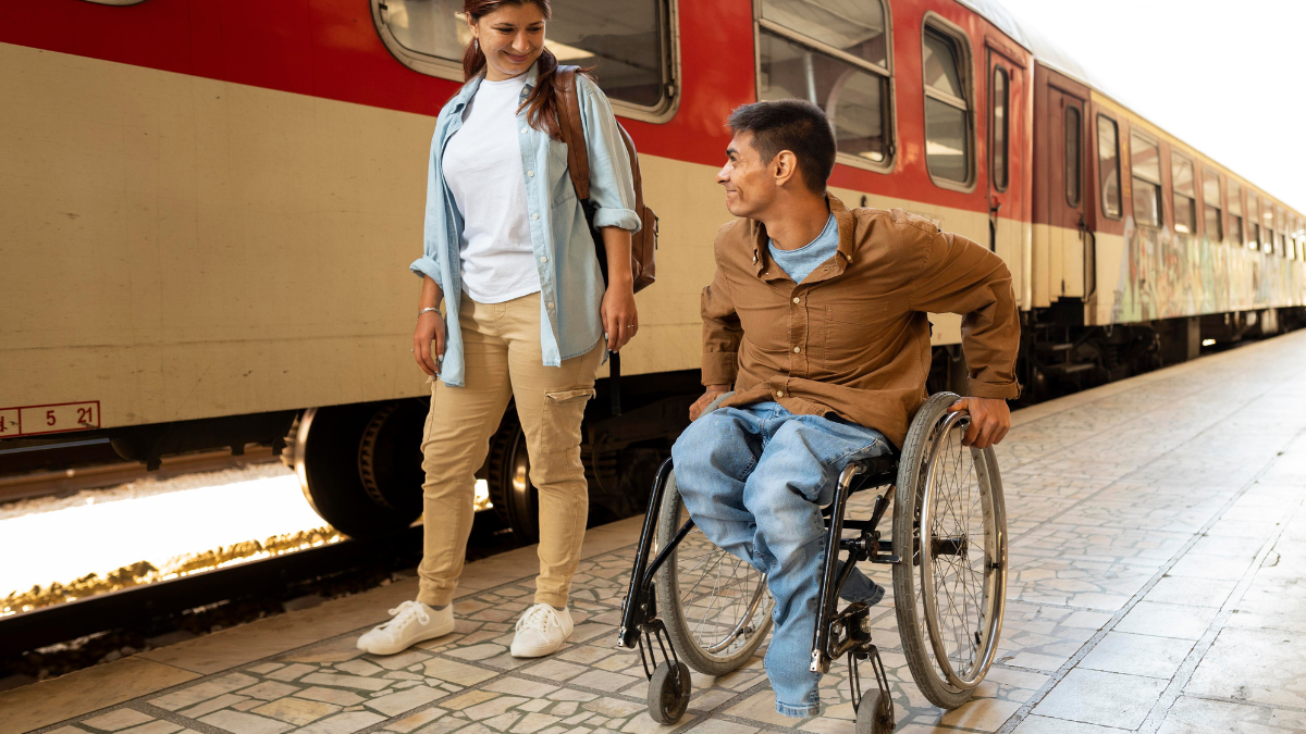 l’inde en fauteuil roulant