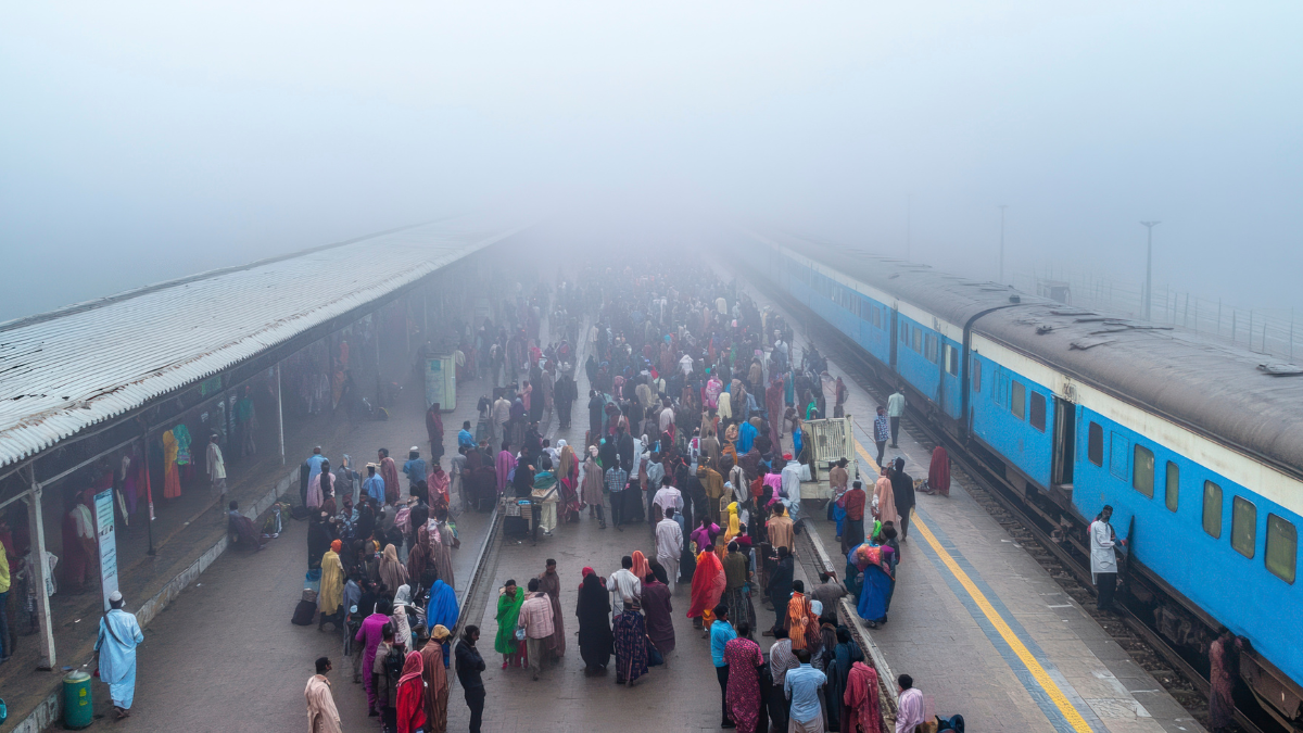 Rater son train en Inde, c’est la routine