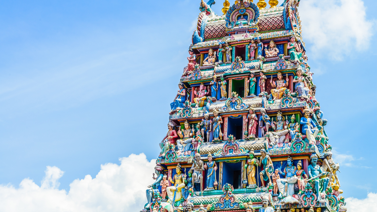 Tamil Nadu temple en Inde