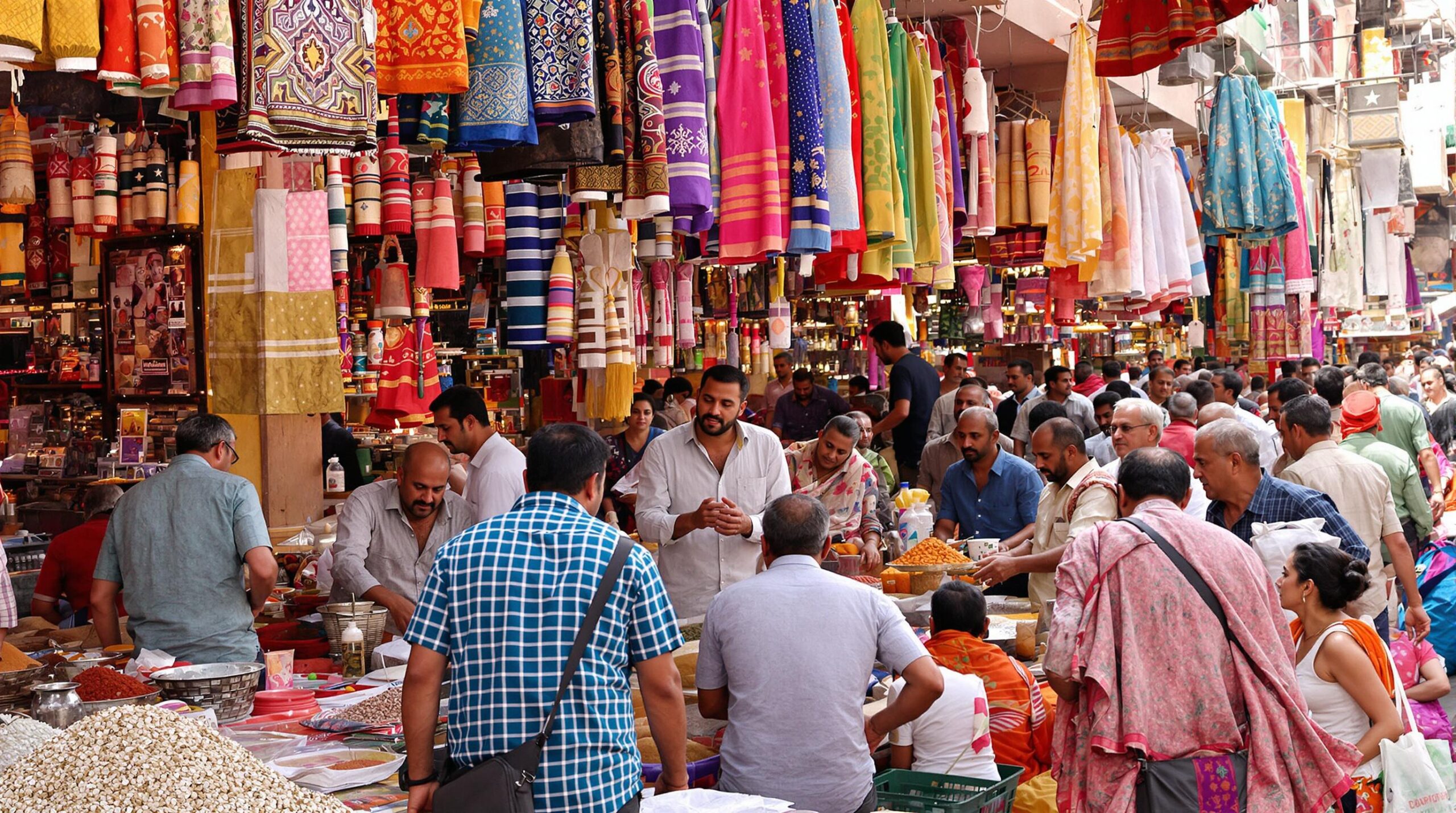 Le marché de Jaipur