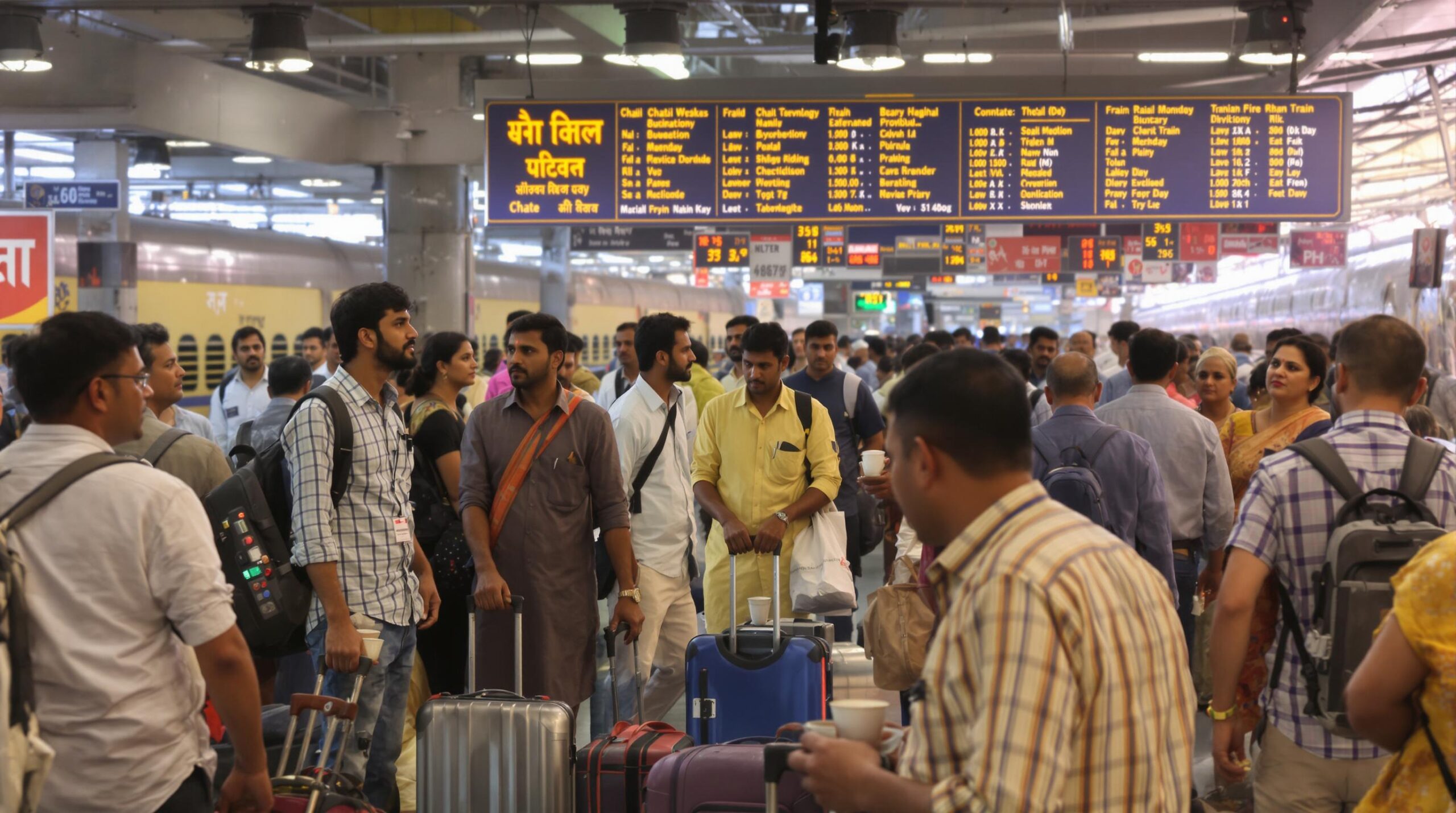 Voyage en train en Inde