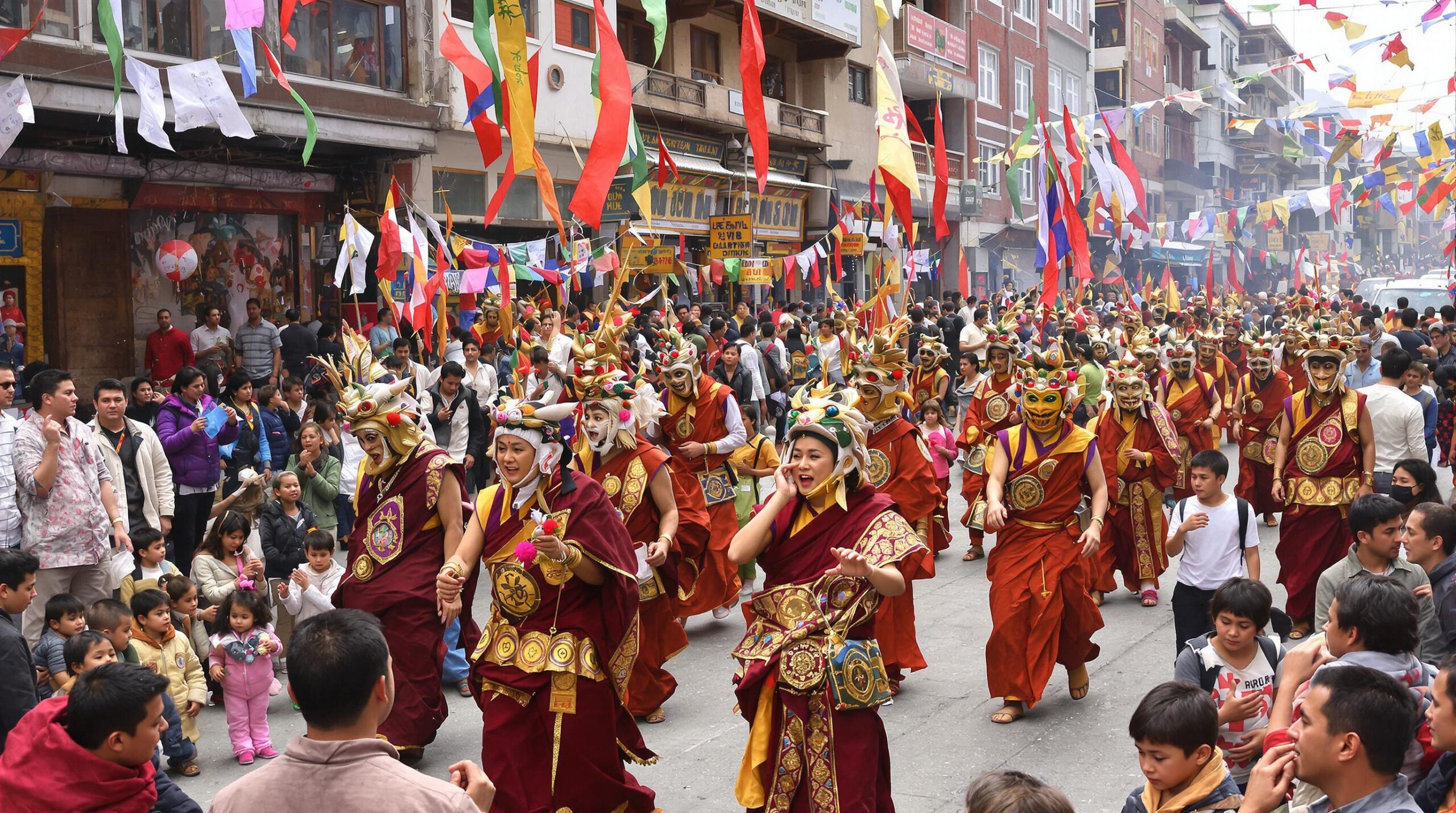 La danse au festival du Ladakh
