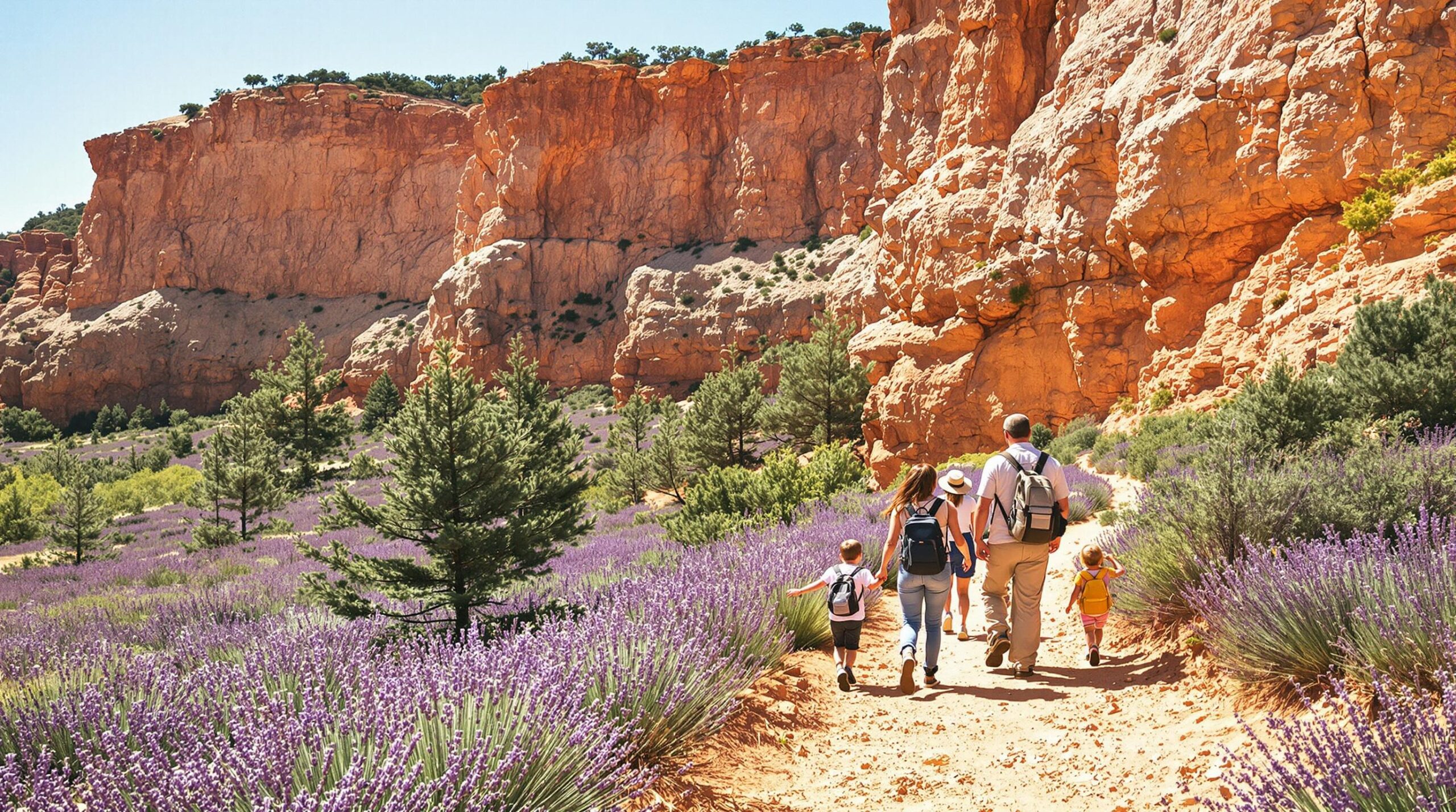 Un canyon extraordinaire en Provence : le Colorado Provençal du Luberon