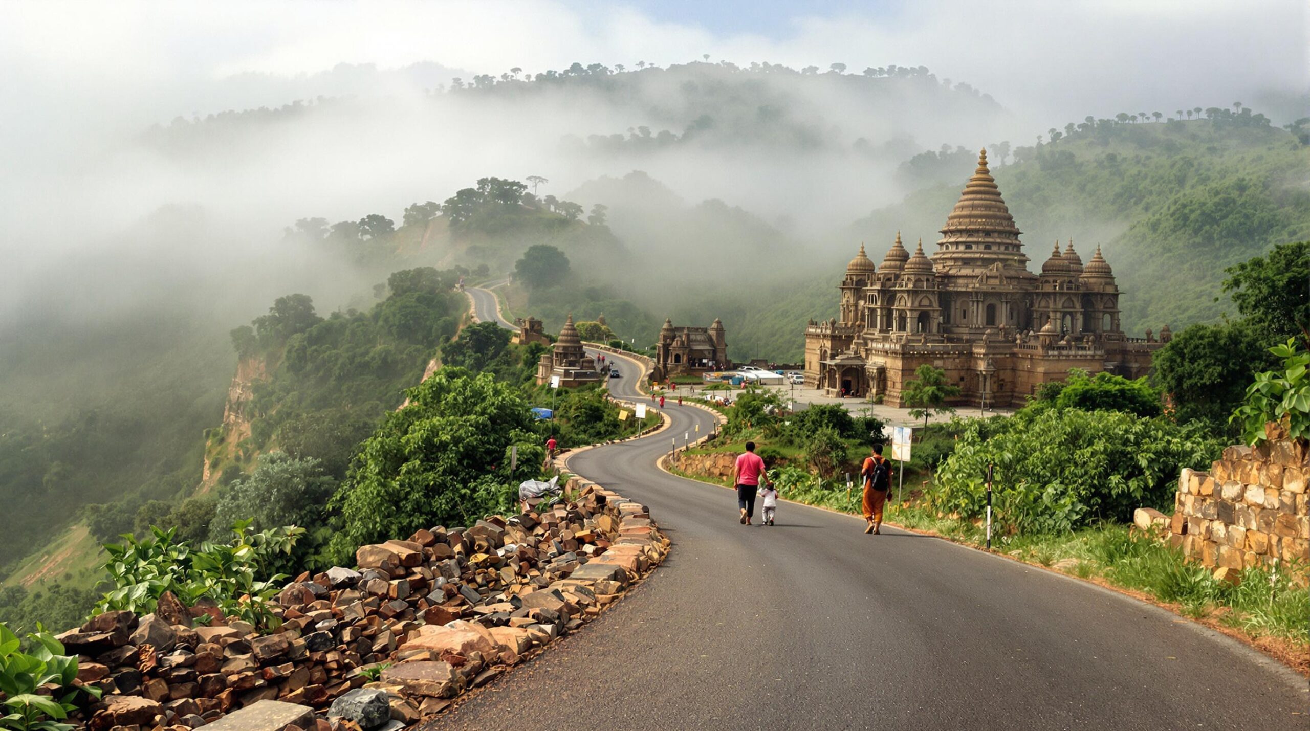 Les routes entre Pondichéry et Tanjore
