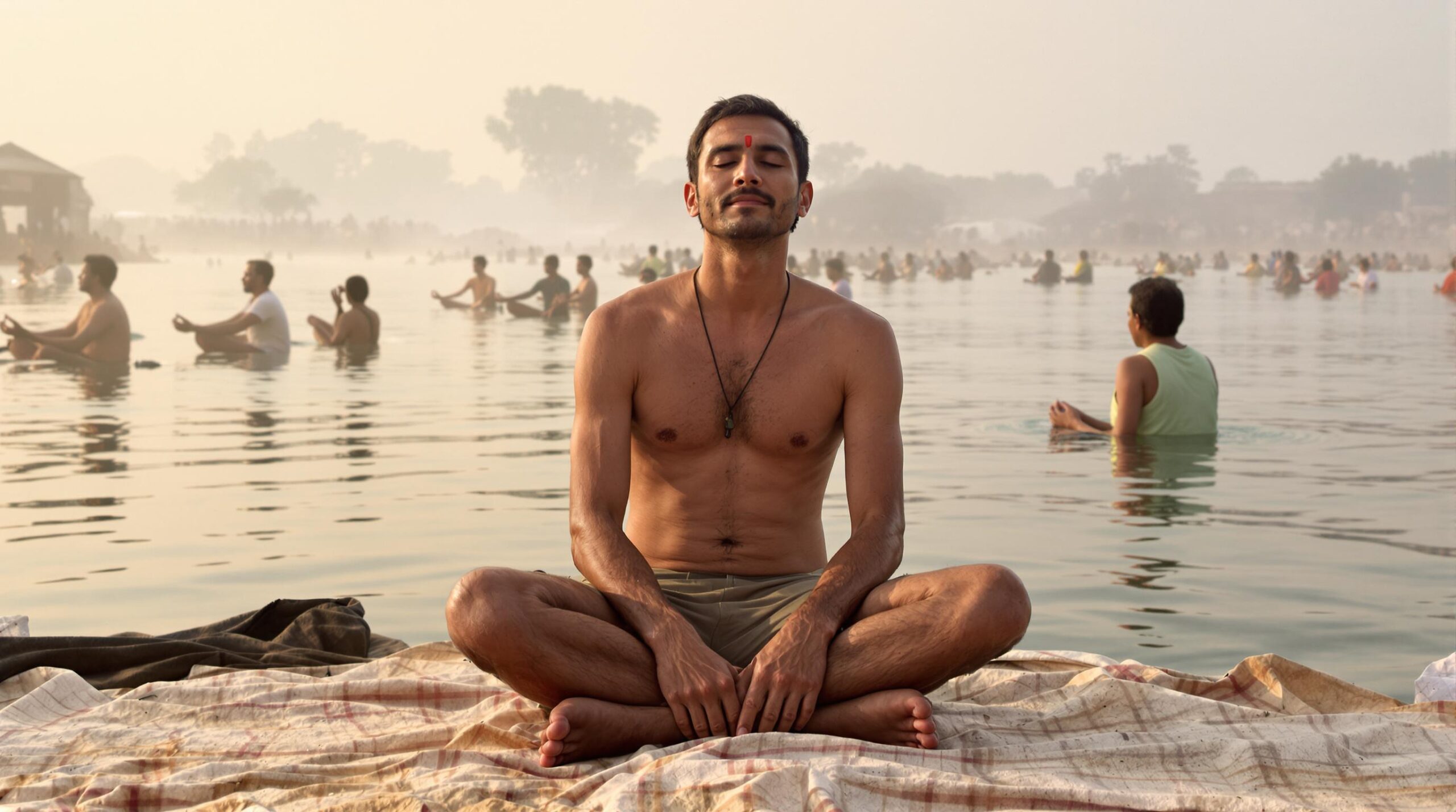 Du yoga au bord du Gange