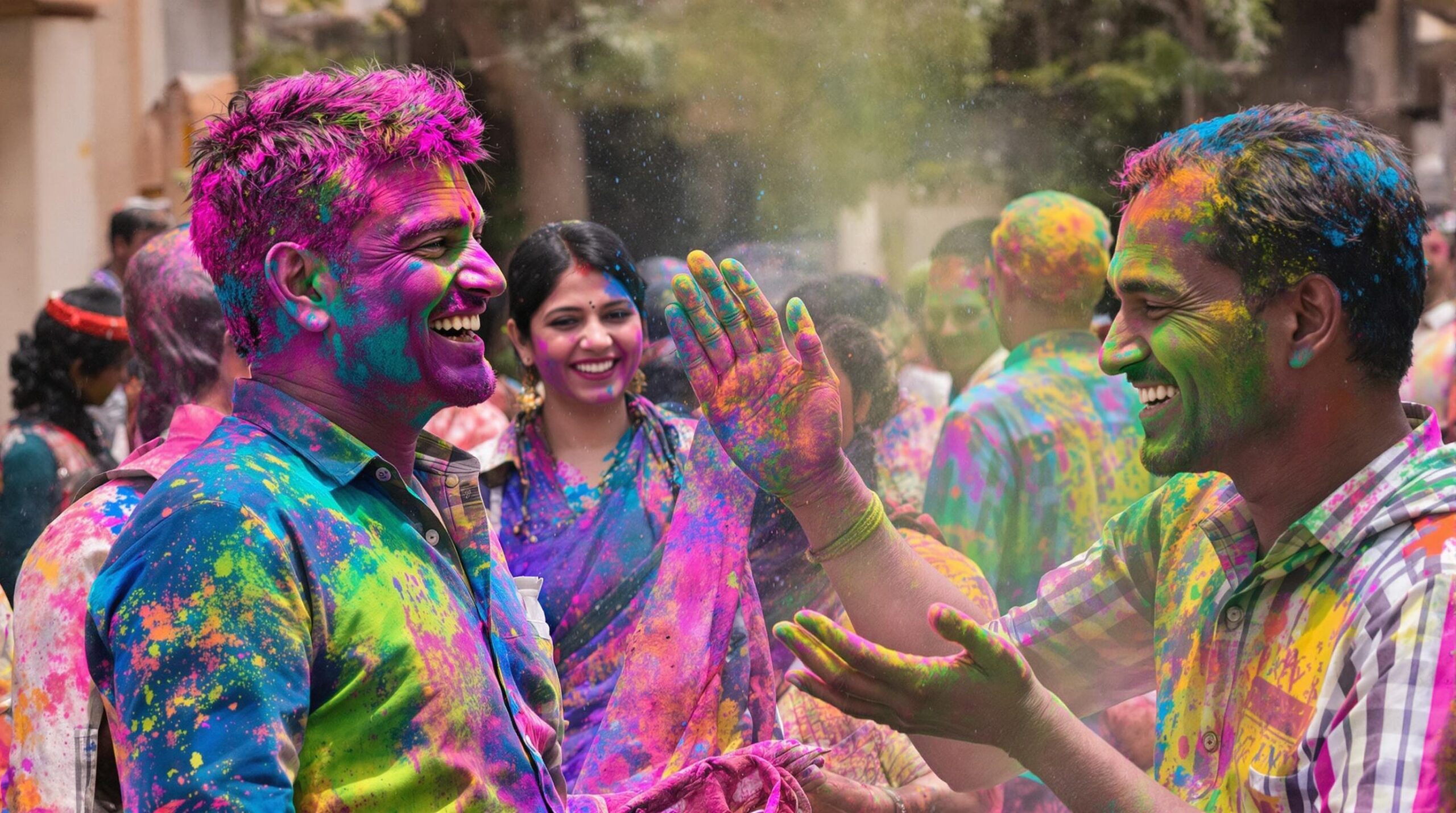 Holi, même les couleurs vous rattrapent