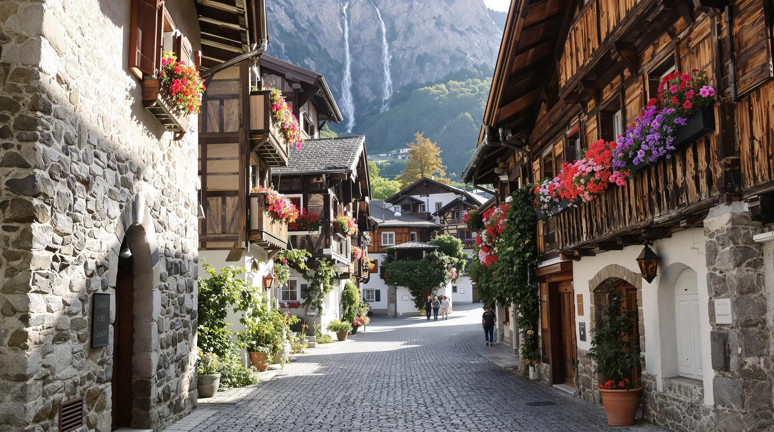 Ce village alpin offre une tranquillité rare, loin de Chamonix