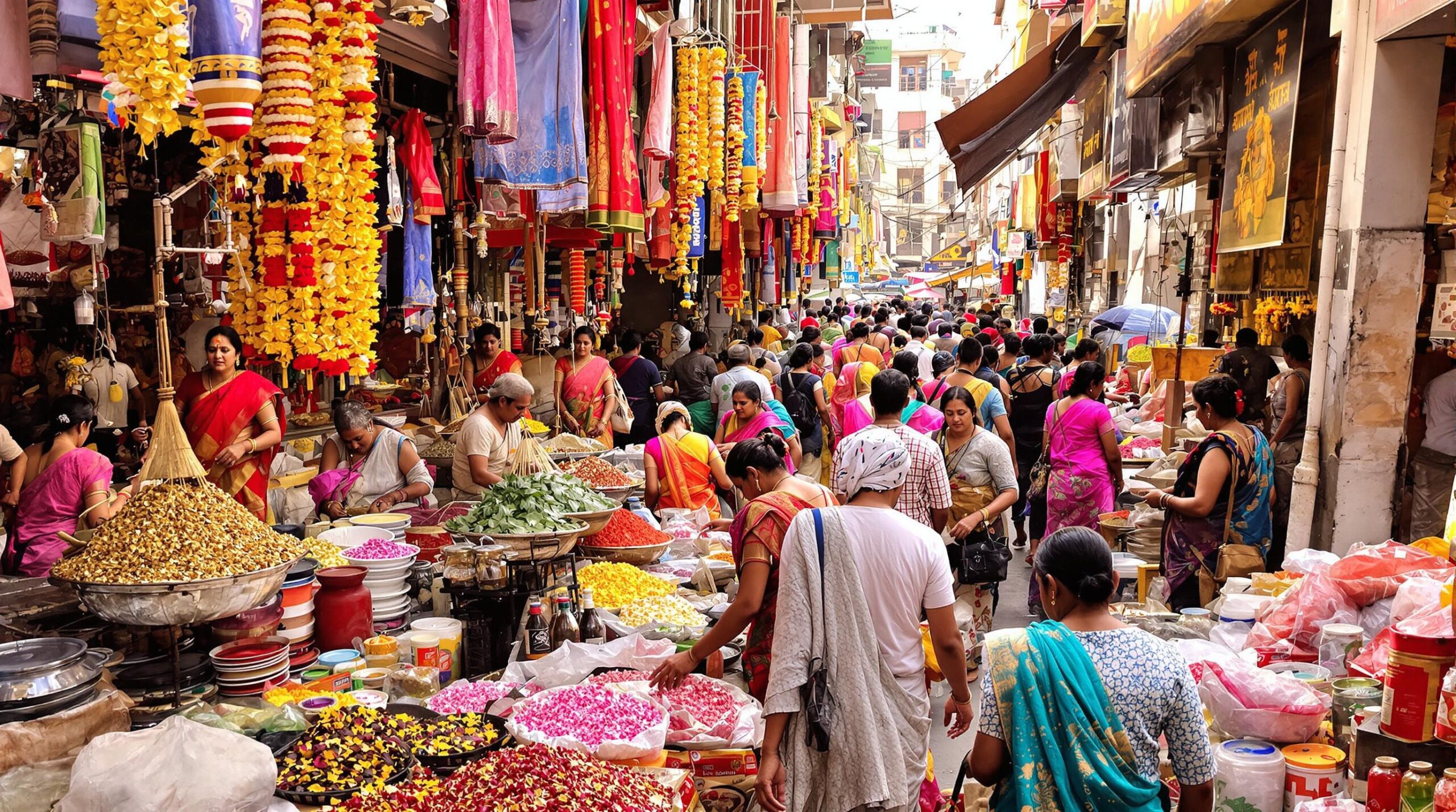 Circuit en Inde du Sud : un marché à Madurai bouleverse tout