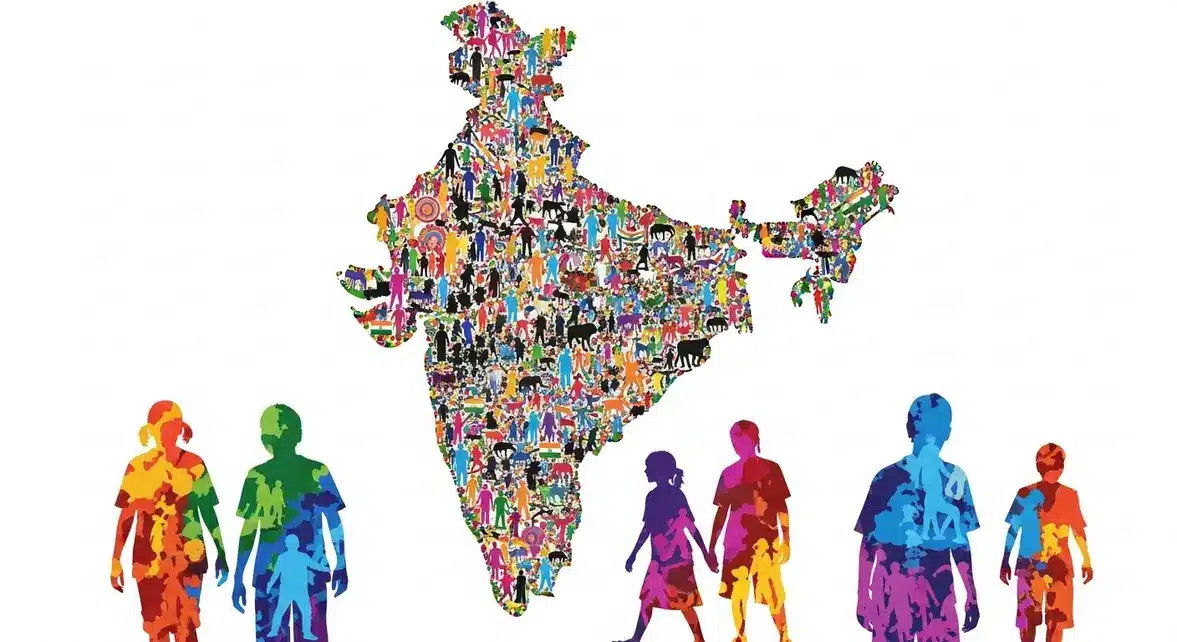 carte demographie Inde diversite densite jeunesse