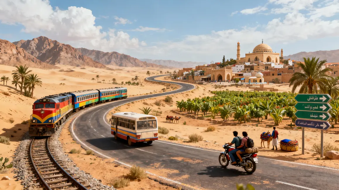 Route aventure Inde 2025 transport train bus moto