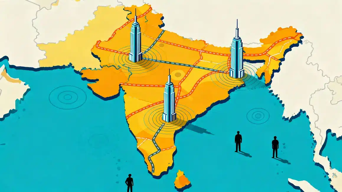 villes regions inde densite opportunites carte