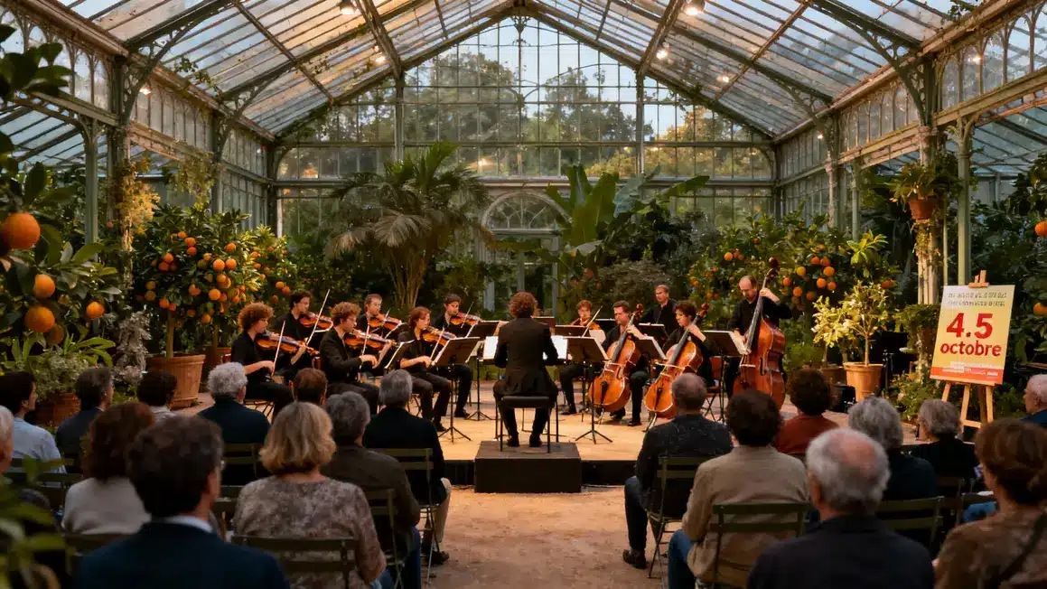 Concerts gratuits Organique orchestre lumiere vegetale