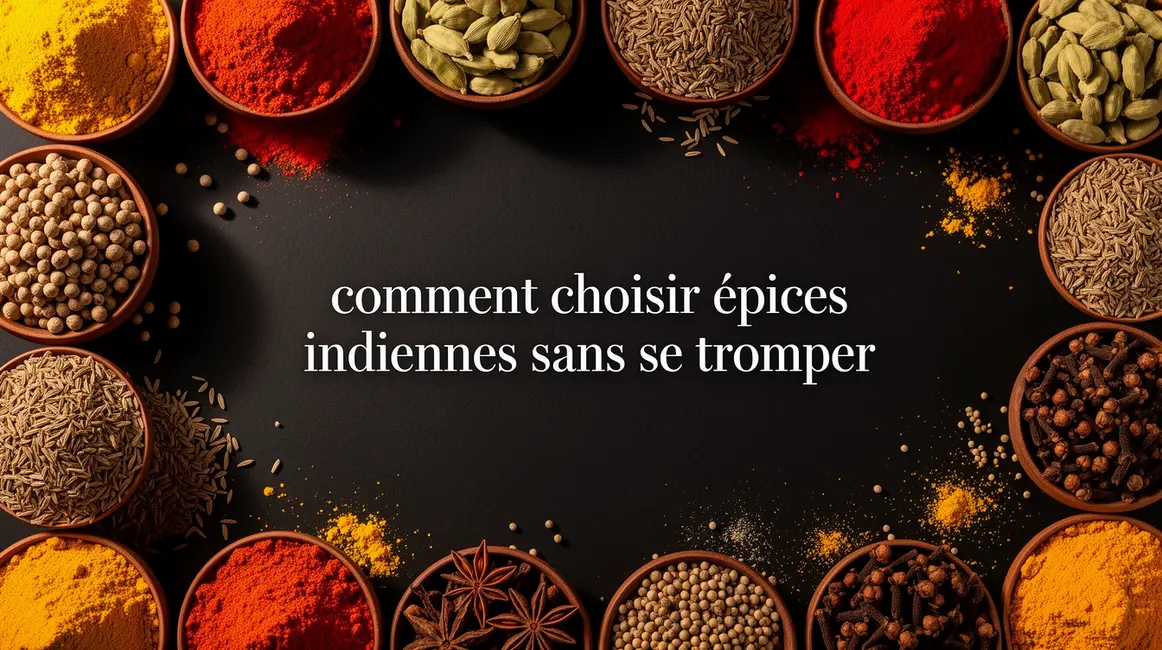 assortiment épices indiennes en bols, choisir facilement