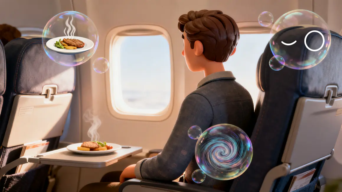 routard avion bulles digestion agitation fatigue ayurveda