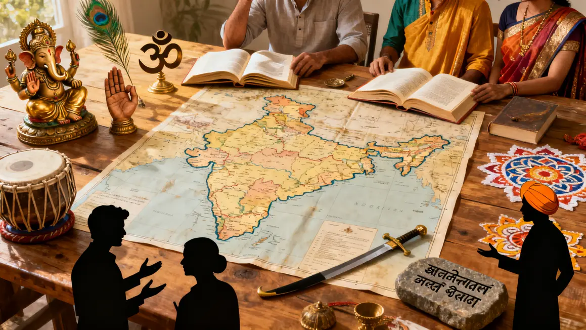 carte inde symboles comprendre richesse diversite culture indienne