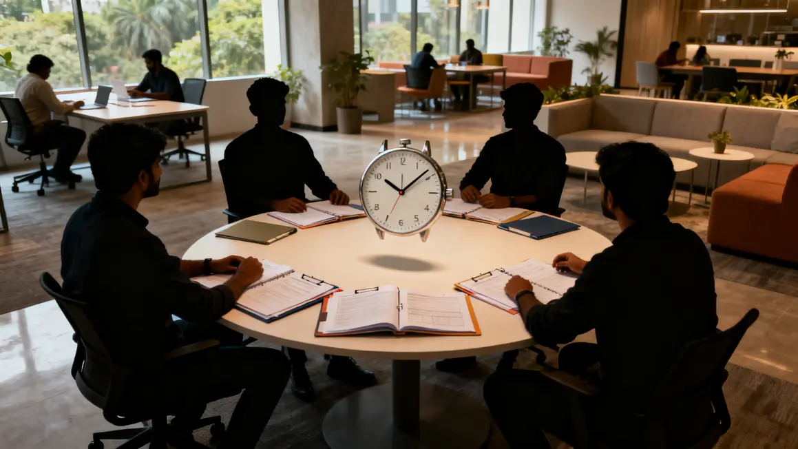 Espace de travail à Bangalore, gestion souple du temps