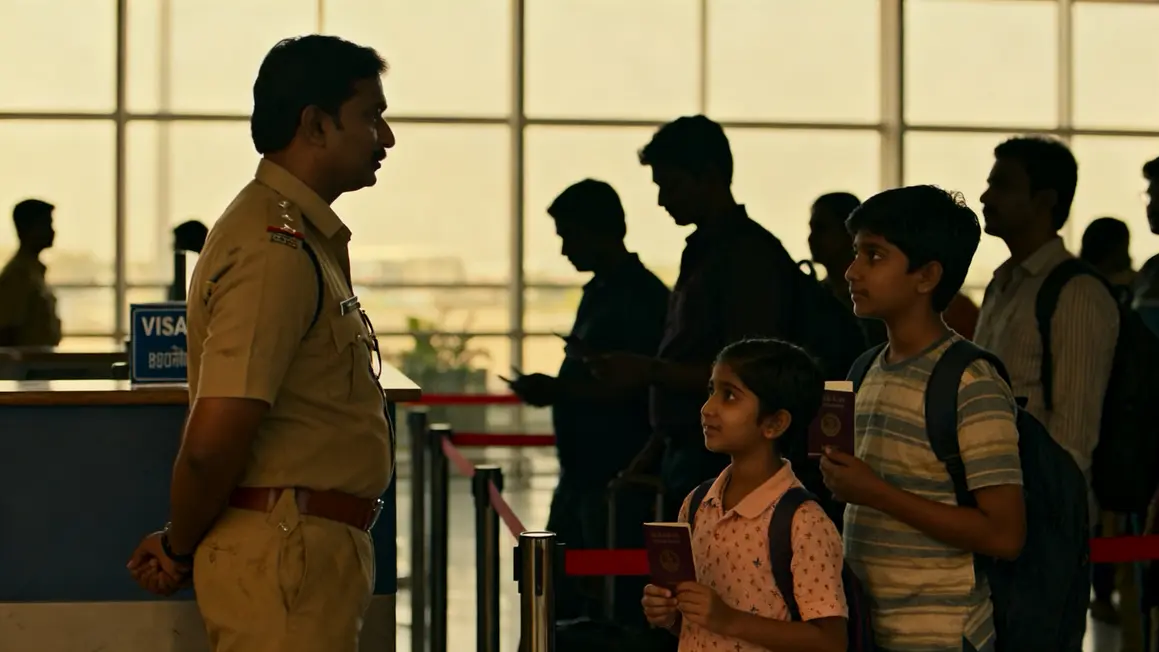 controle aeroport visa inde enfants