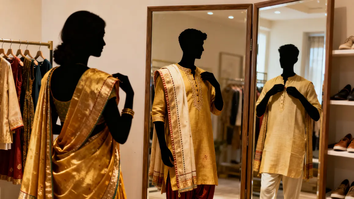 essayage vetements indiens codes vestimentaires