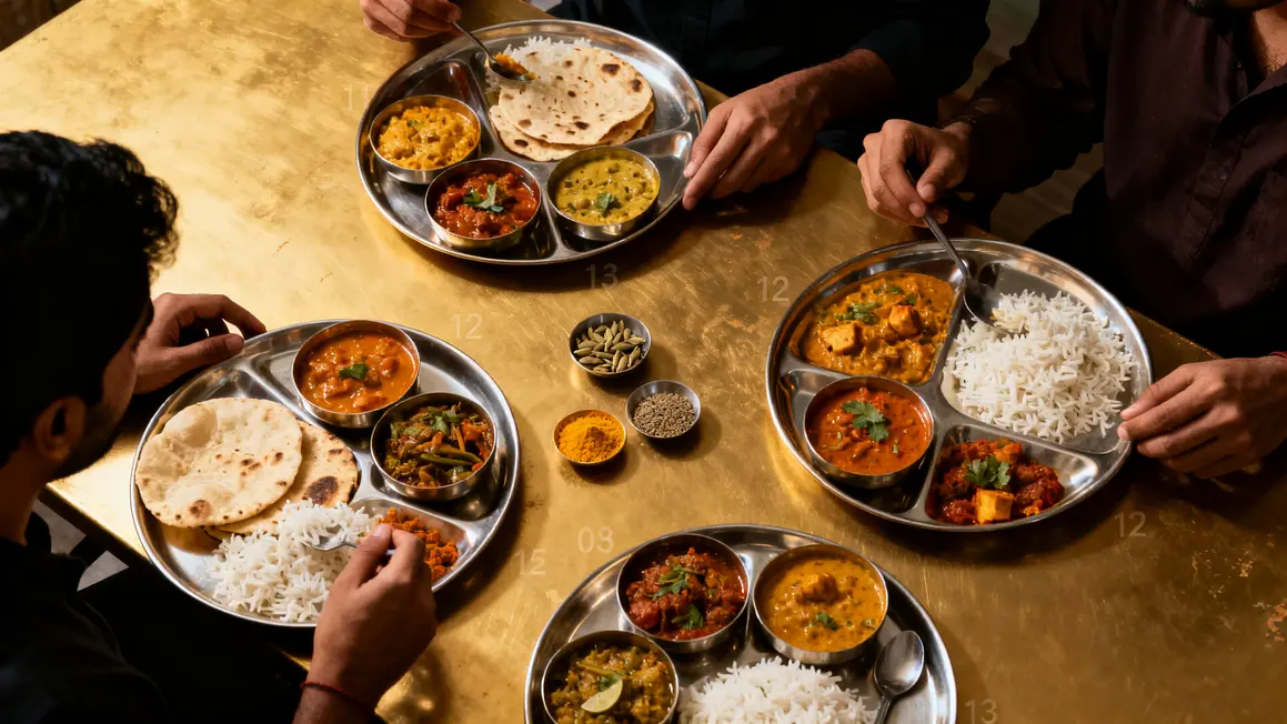 Cuisine indienne thalis épices spécialités des régions
