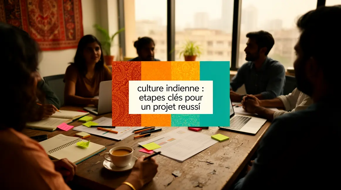 table de travail Inde collaboration interculturelle