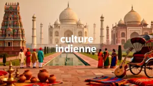 Collage monuments indiens et voyageurs tradition culture indienne