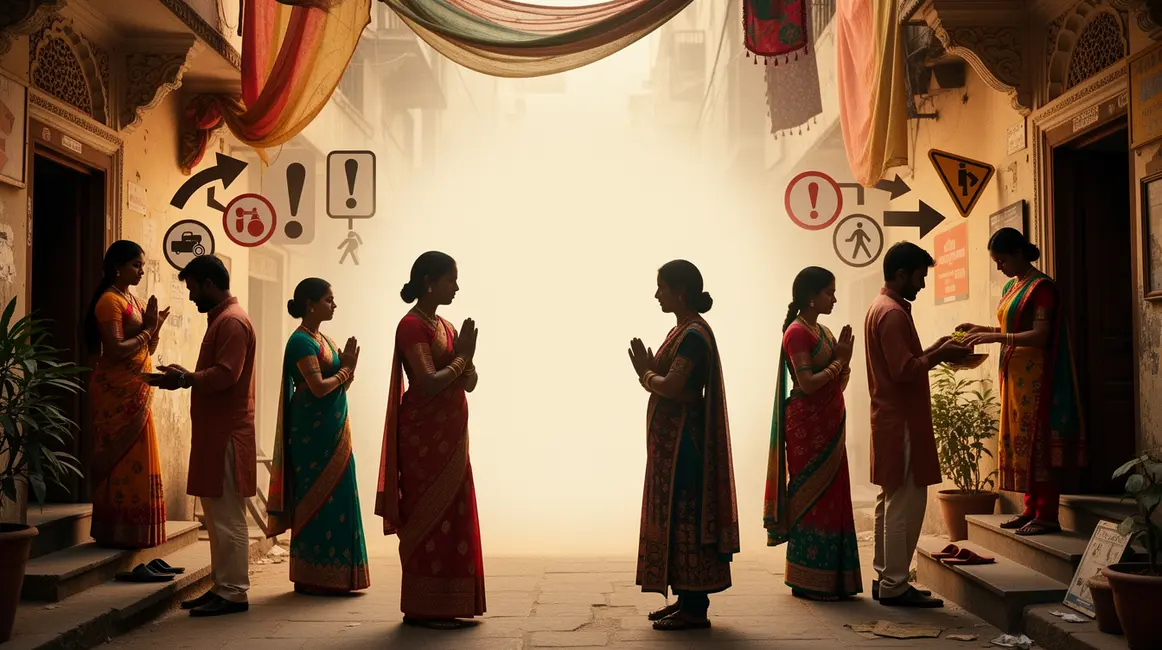 Culture indienne signes d'alerte gestes traditions