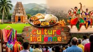 Culture indienne symbole sari temple cuisine danse paysage