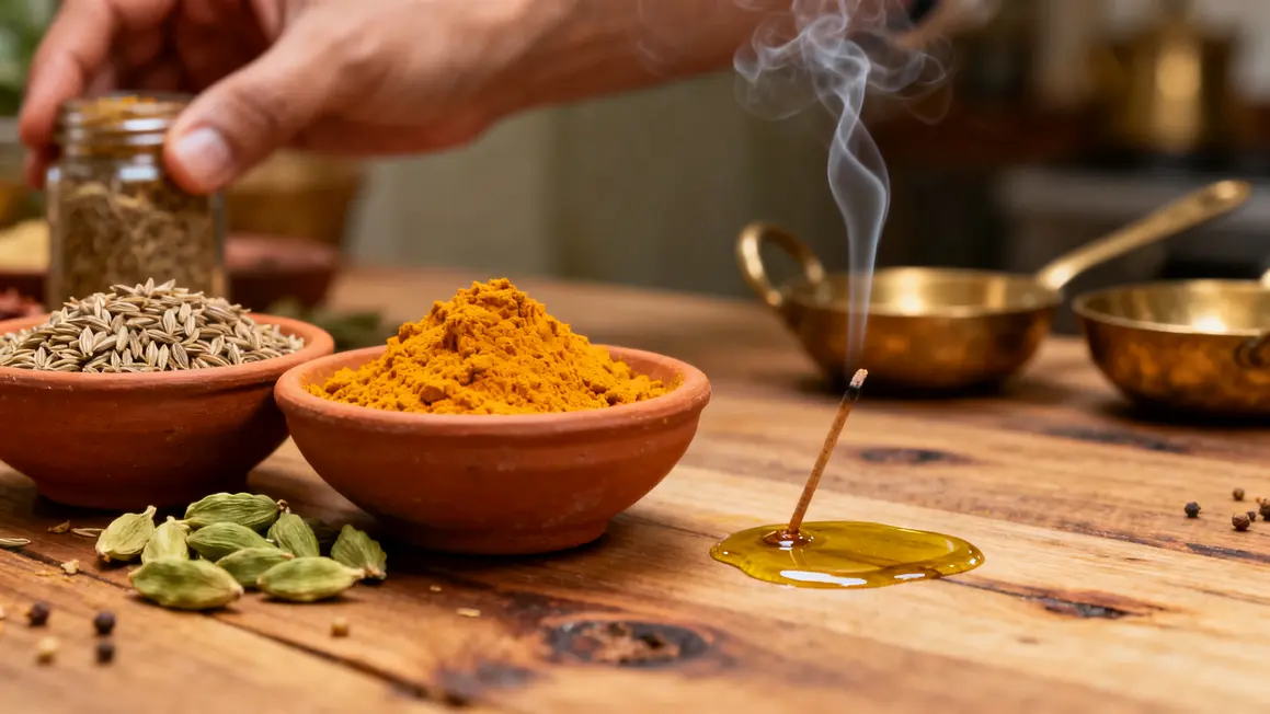 epices indiennes fraiches photorealiste cuisine indienne