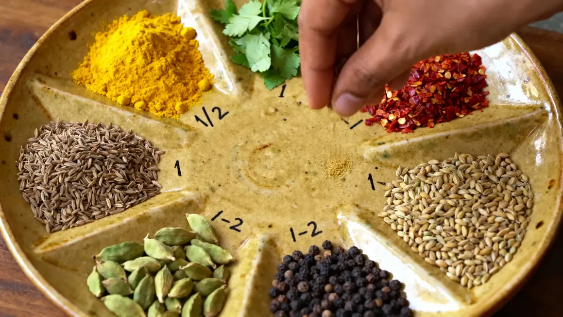 epices indiennes curcuma cumin coriandre piment cardamome fenugrec poivre