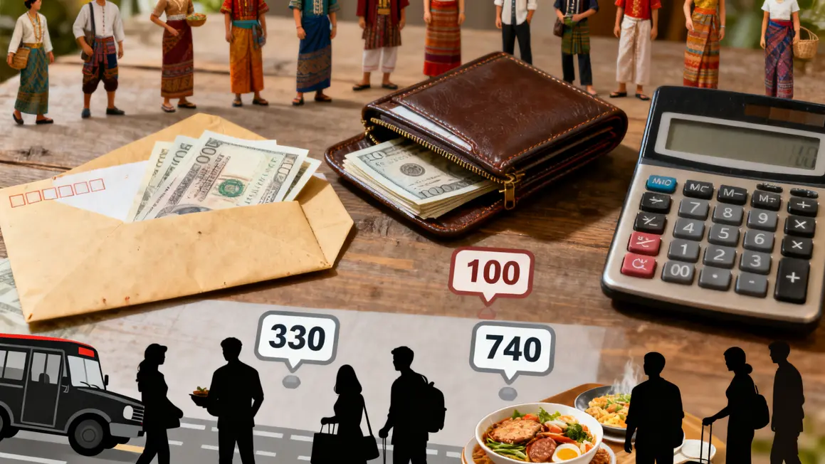 budget fete indienne enveloppes transport repas