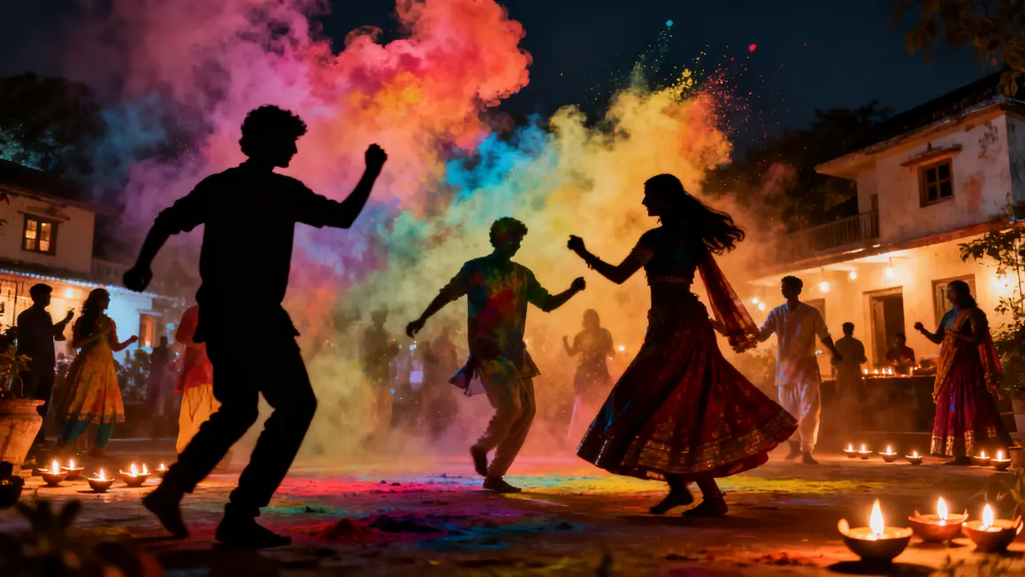 holi fete indienne couleurs rituels
