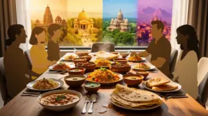 Gastronomie indienne en 2026, plats régionaux, panorama convivial