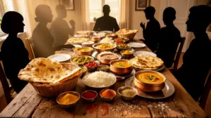 plats indiens traditionnels gastronomie table festive