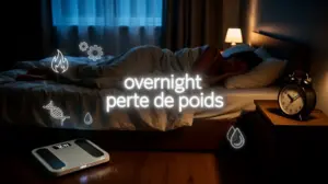 Scène chambre sombre overnight perte de poids