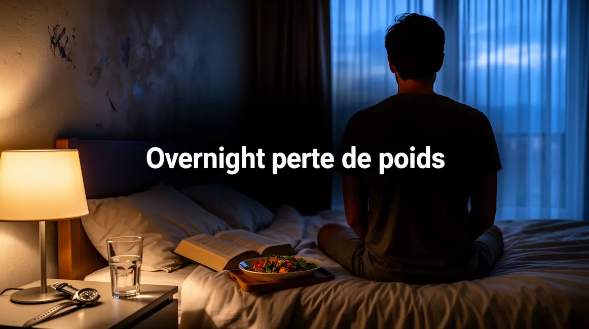 Chambre moderne soir silhouette objets perte de poids