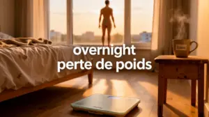 Overnight perte de poids chambre aube tisane balance