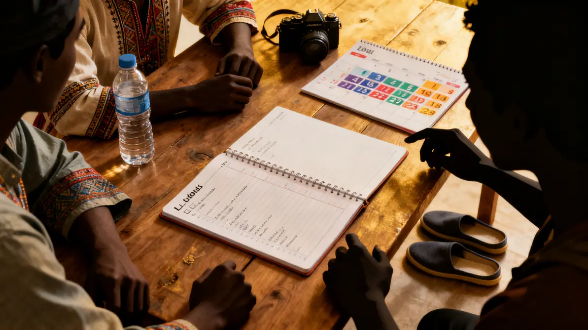 checklist plan action fetes indiennes accessoires