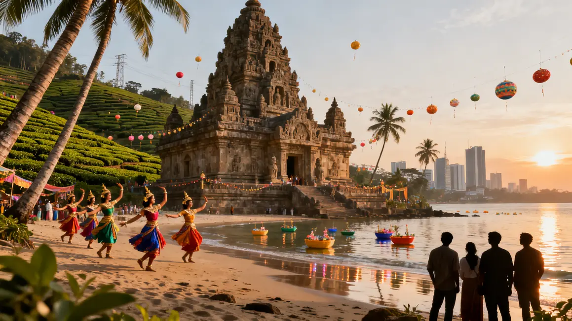 Temples Inde du Sud, danses, plages, festivals 2026