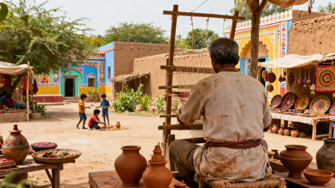 Artisans Shekhawati Rajasthan authentique village