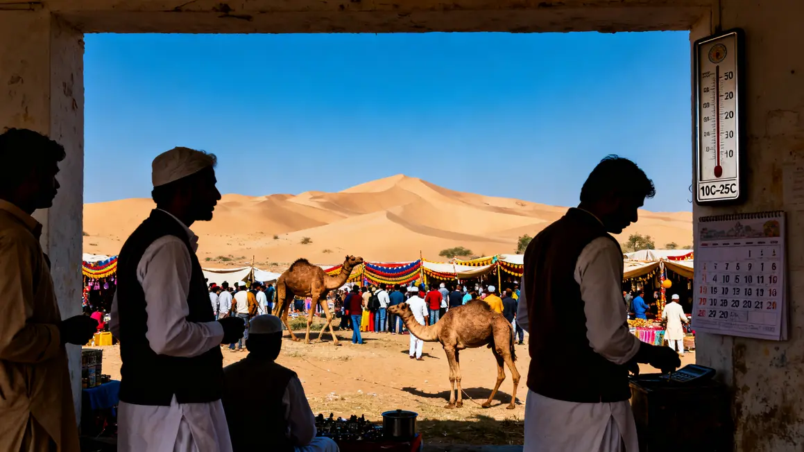 Dunes et festivals Rajasthan authentique en climat idéal 10C-25C