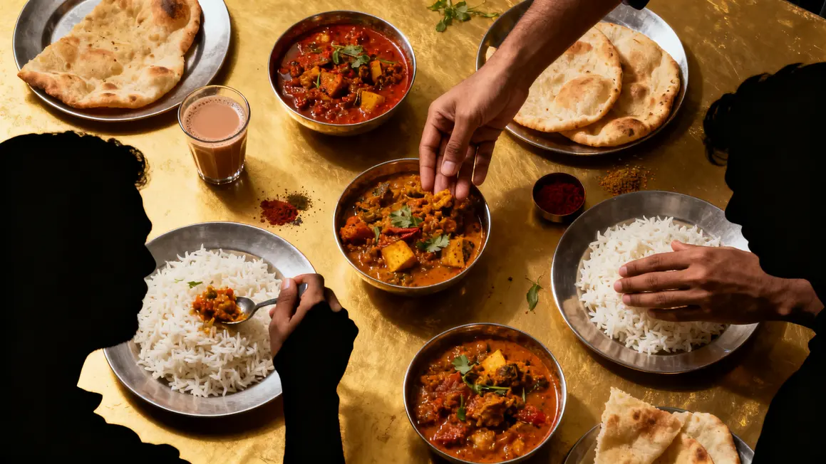 rituels table gastronomie indienne guide pratique repas partage