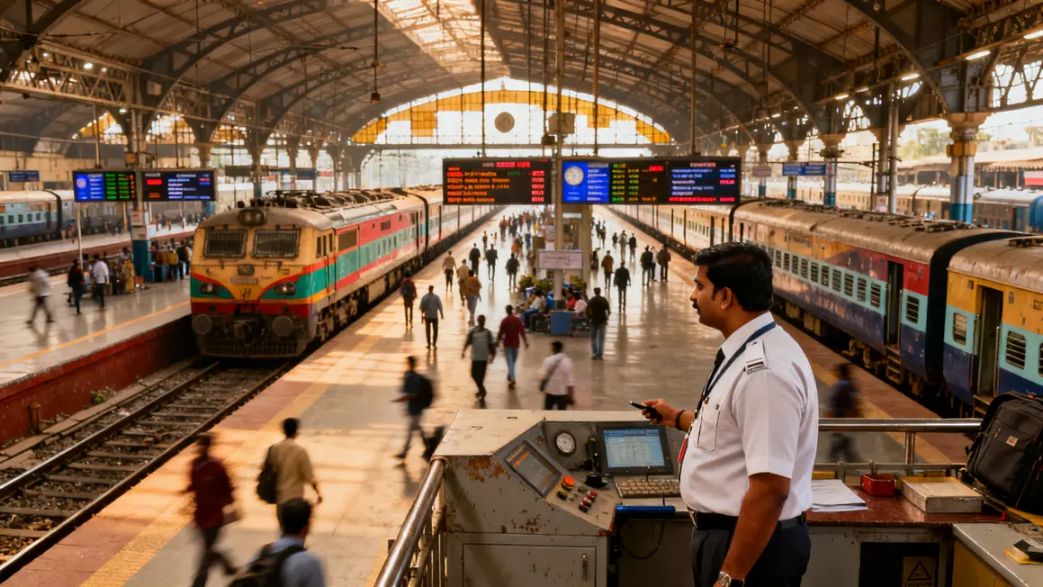 grande gare moderne en Inde