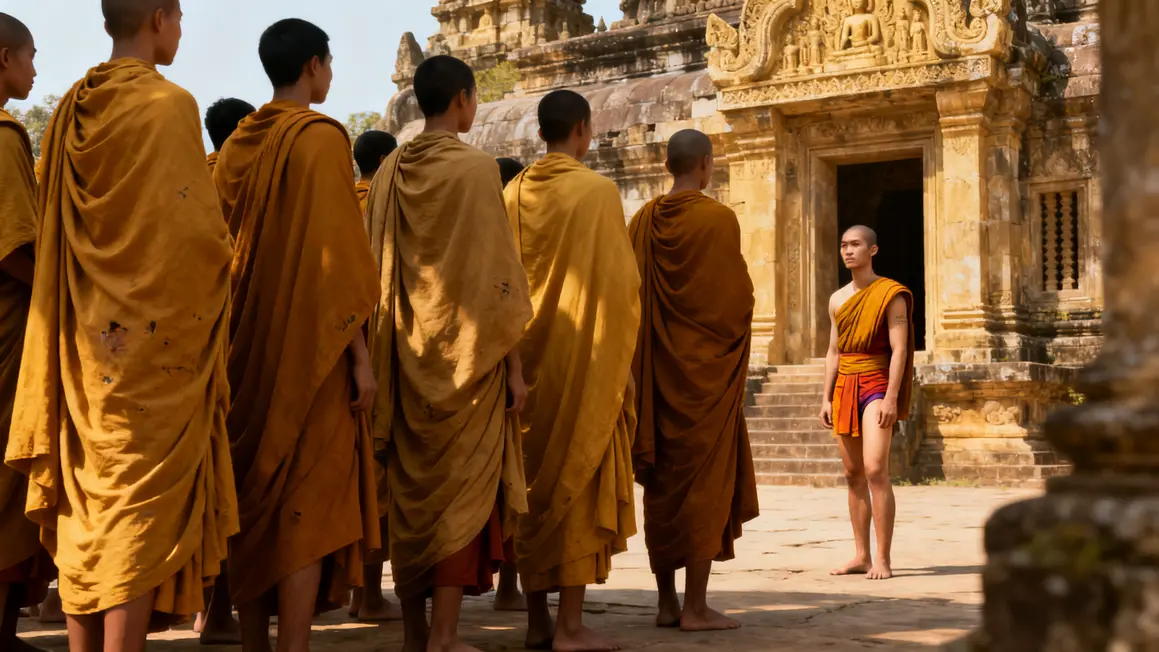 Tenue vestimentaire culture indienne temple
