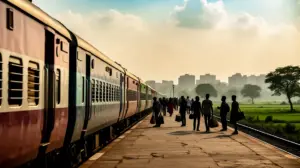 भारत में क्लासिक भारतीय ट्रेन