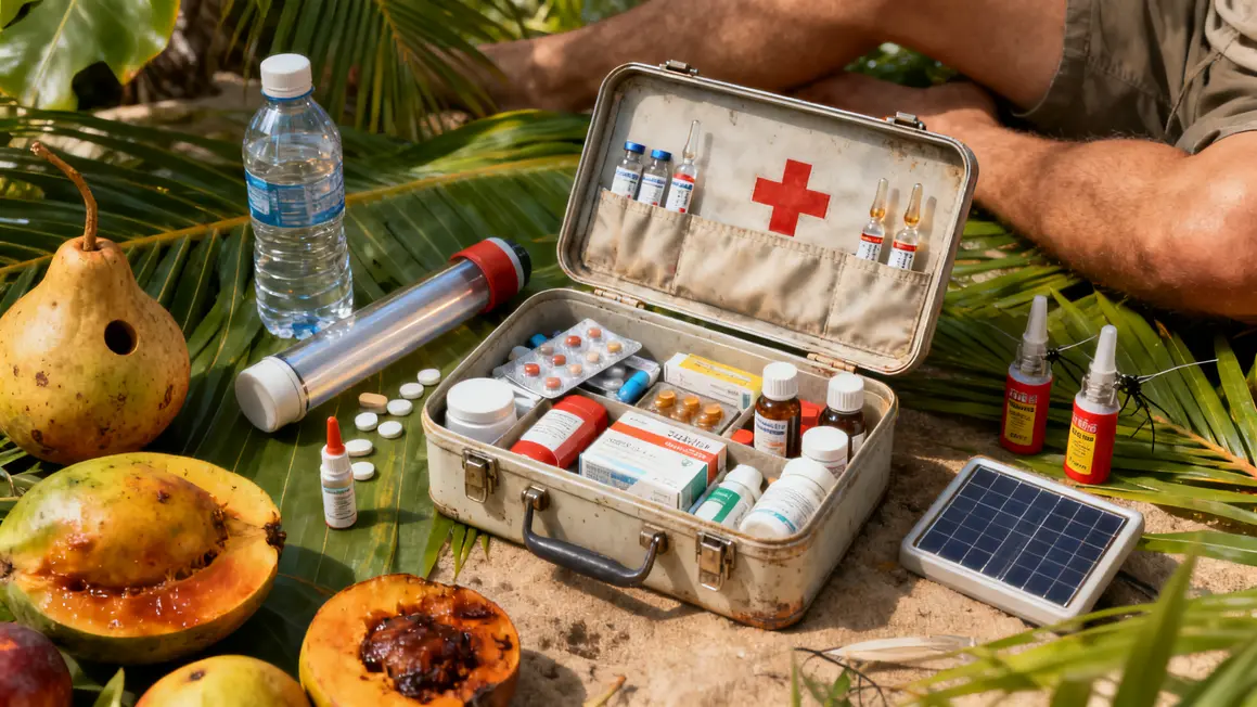 Trousse secours vaccins sante Inde du Sud