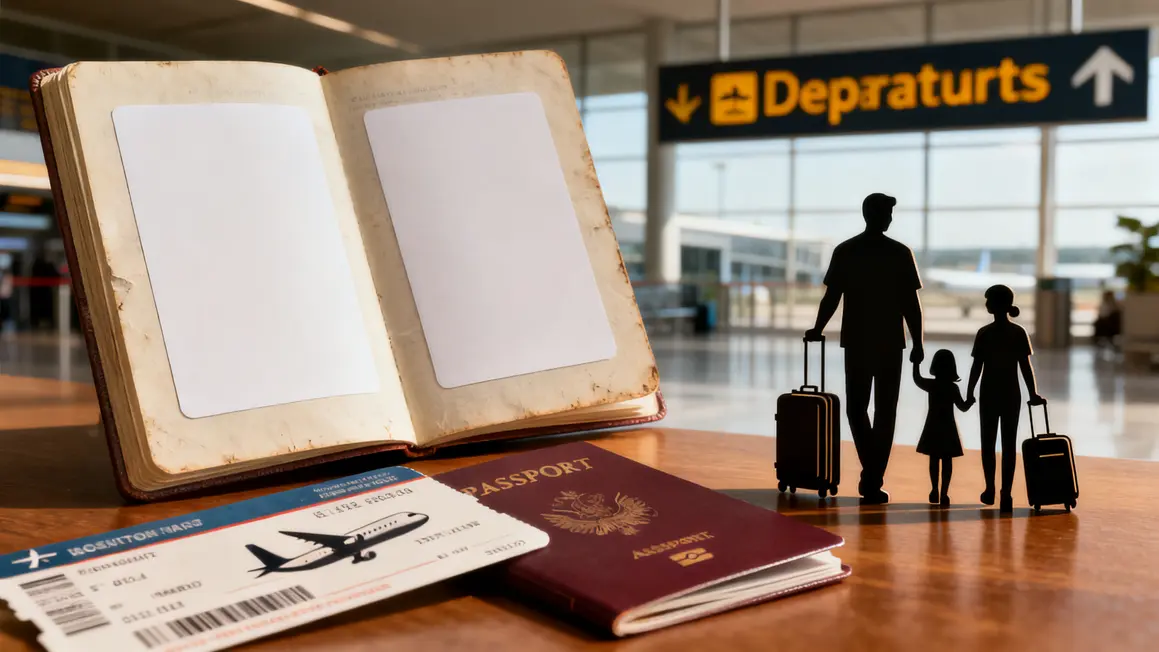visa inde famille passeport pages vierges billets avion